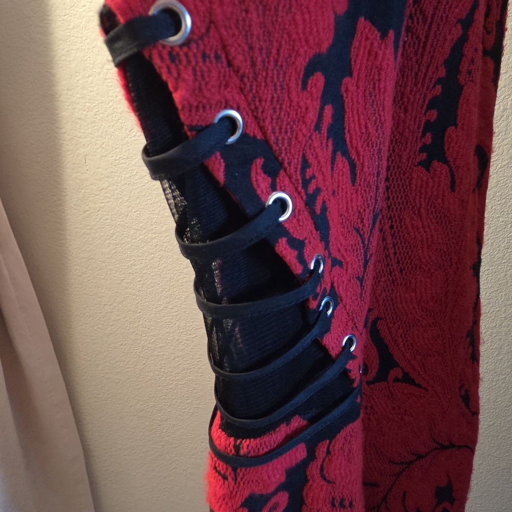 Parker Red and Black Halter Dress - Picture 4 of 4